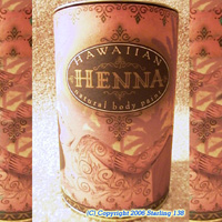 Hawaiin HENNA natural body paint art temporary TATTOO (image for) Hawaiin HENNA natural body paint art temporary TATTOO