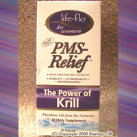 Life-Flo PMS Relief THE POWER OF KRILL 40 gelcaps (image for) Life-Flo PMS Relief THE POWER OF KRILL 40 gelcaps