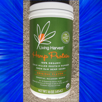 LIVING HARVEST ORGANIC HEMP PROTEIN powder 16 oz (image for) LIVING HARVEST ORGANIC HEMP PROTEIN powder 16 oz