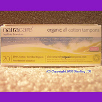 Natracare 20 ORGANIC 100% cotton tampons SUPER (image for) Natracare 20 ORGANIC 100% cotton tampons SUPER