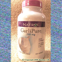 Natrol GarliPure garlic 200 CAPSULES sulfer immune cold (image for) Natrol GarliPure garlic 200 CAPSULES sulfer immune cold