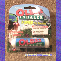 OLBAs INHALER colds allergy ALL NATURAL menthol (image for) OLBAs INHALER colds allergy ALL NATURAL menthol