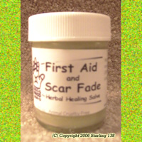 FIRST AID & SCAR FADE SALVE burns stretch marks VEGAN (image for) FIRST AID & SCAR FADE SALVE burns stretch marks VEGAN